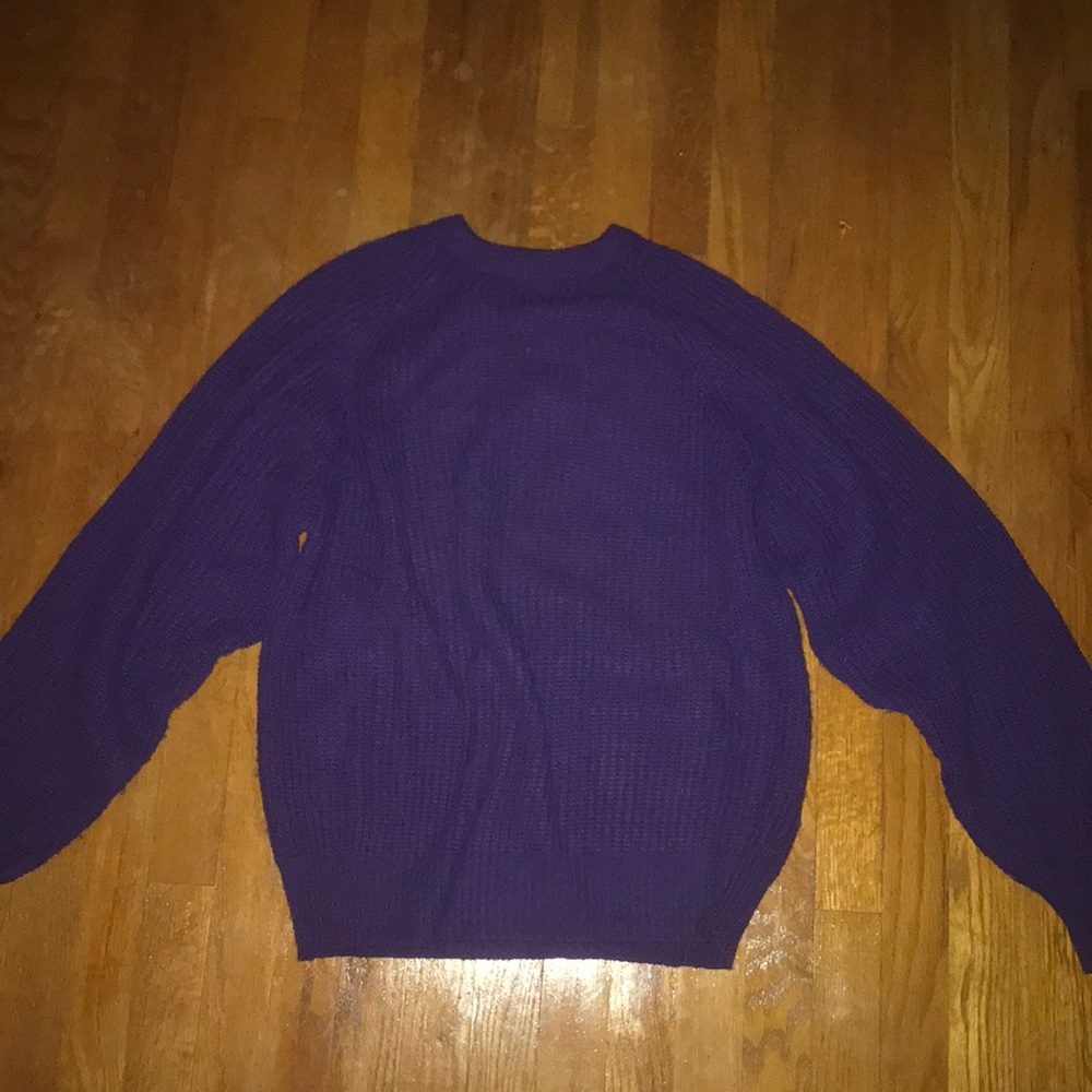 Purple sweater